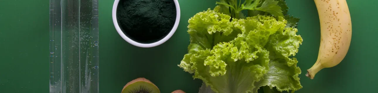 assorted fruits and vegetables on green surface